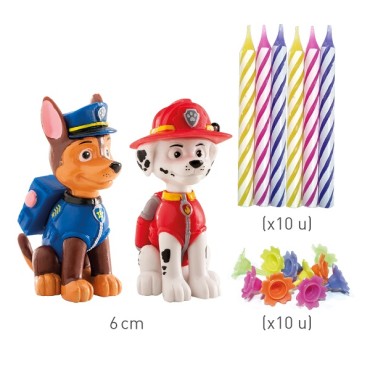 Paw Patrol Cake Topper Set Chase & Marshall