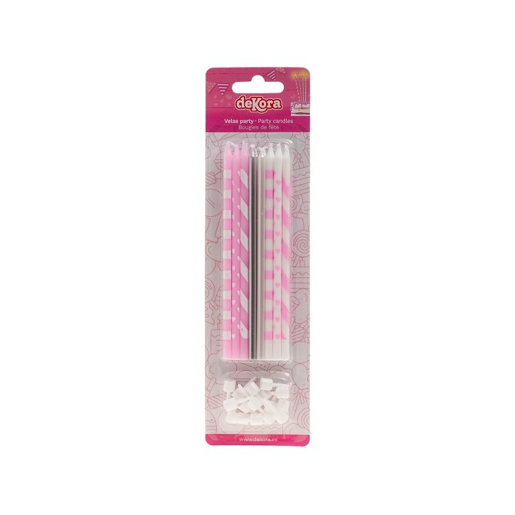 Pink Cake Candles Mix Pink Cake Candles Mix