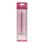 DeKora 13cm Tall Candles Pink Mix, 16 Pcs