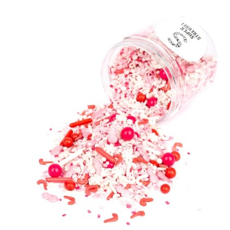 Christmas Sprinkles Mix OhLollipop Red-White-Pink