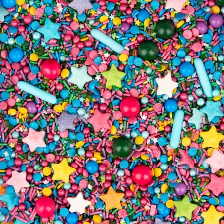 Star Sprinkles Medley - StarRain Cake Decor - Sugar Streusel Switzerland