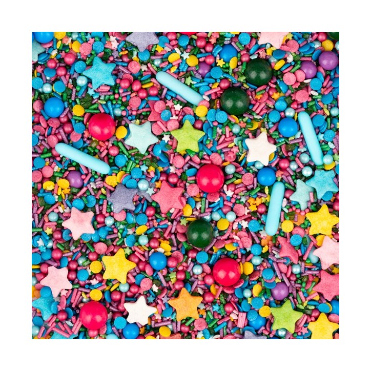 Kuchenstreusel Mix SternenRegen - Sterne Tortendekor - Sternen Streusel Kuchenstreusel Mix SternenRegen - Sterne Tortendekor - Sternen Streusel