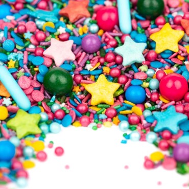 Star Sprinkles Medley - StarRain Cake Decor - Sugar Streusel Switzerland