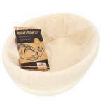 Birkmann Bread Buddies oval dough rising basket with Cover, 24.5x18.5cm
