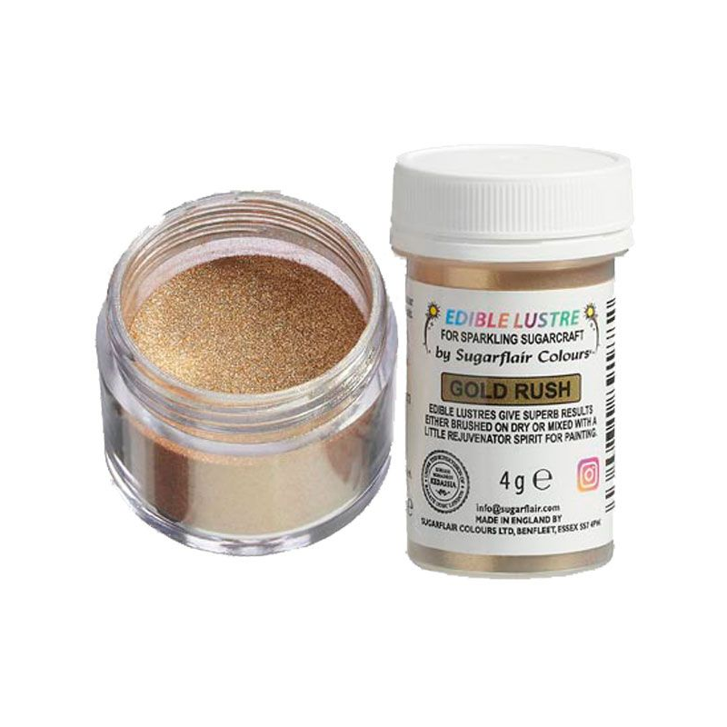 Sugarflair Edible Lustre Gold Rush 4g