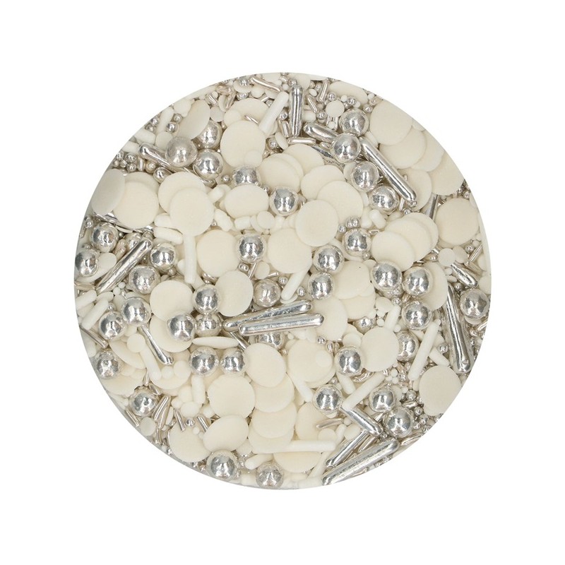 FunCakes Silver Chic Medley Streudekor, 65g