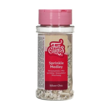 Silver-White Sprinkles Mix