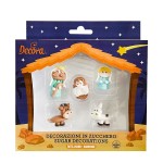 Decora 3D Nativity Sugar Decorations, 5 pcs