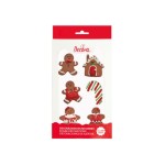 Decora Gingerbread Sugar Decorations, 6 pcs