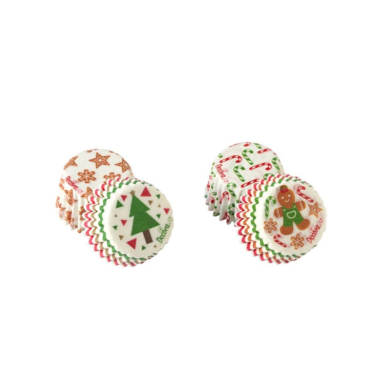 Decora Christmas Paper Praline Cases, 200pcs