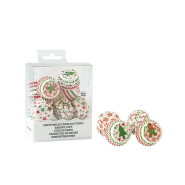 Praline Capsules Christmas - Christmas Paper Shells for Petit Fours