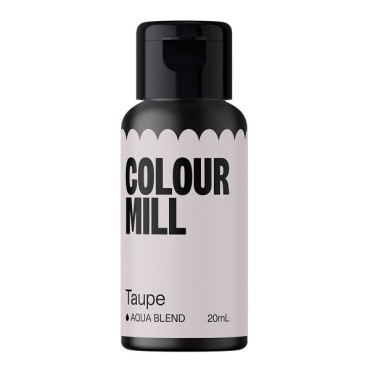 Water-Based Food Colouring Taupe Aqua Blend Colour Mill