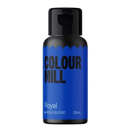 Royal Blue Food Colouring Aqua Blend Colour Mill