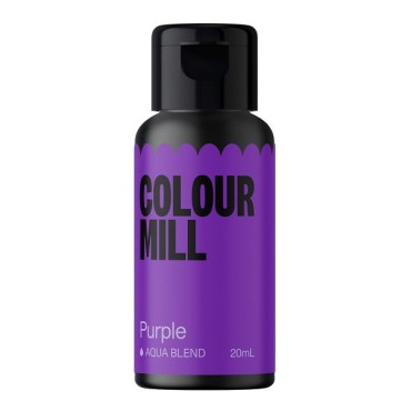 Vegan Food Colouring Purple - Aqua Blend Colour Mill Halal & Kosher friendly