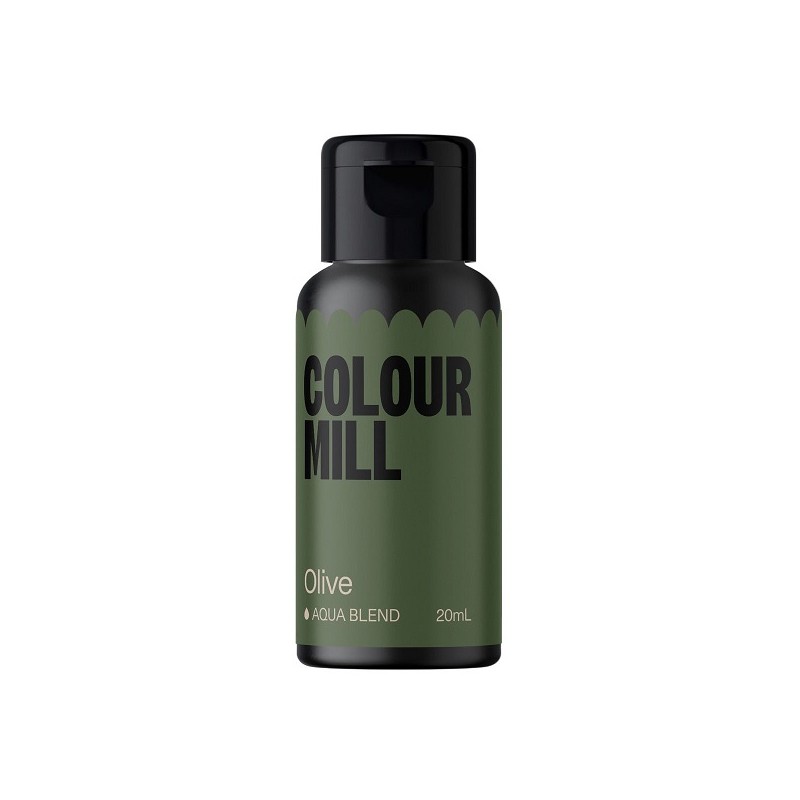 Colour Mill Aqua Blend Lebensmittelfarbe Olive 20ml