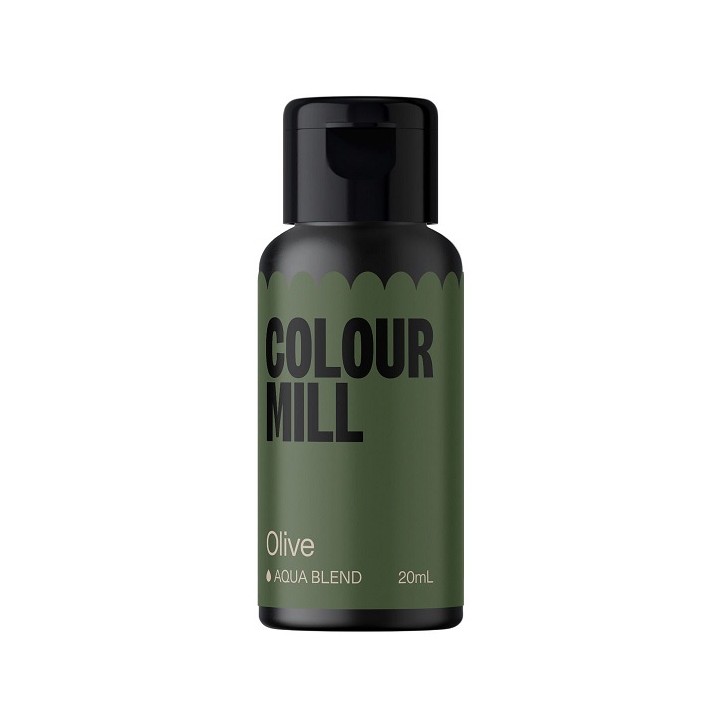 Colour Mill Aqua Blend Olive Lebensmittelfarbe 20ml – Koscher, Halal & Vegan Colour Mill Aqua Blend Olive Lebensmittelfarbe 20ml – Koscher, Halal & Vegan