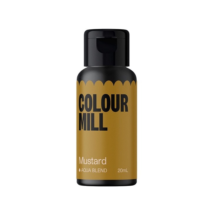 Colour Mill Aqua Blend Mustard – Food Colouring 20ml | Vegan & Kosher Colour Mill Aqua Blend Mustard – Food Colouring 20ml | Vegan & Kosher