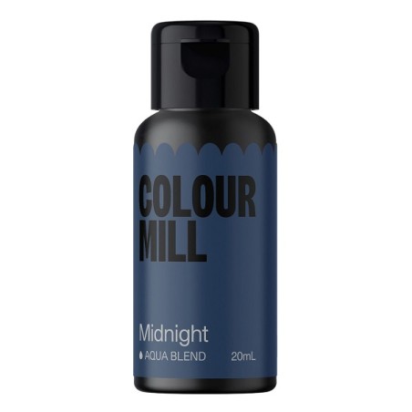 Dark Blue Colour Mill Food Color Midnight Aqua Blend