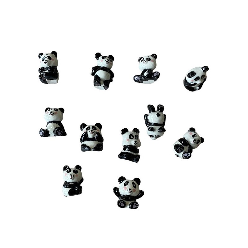 Porzellan Dreikönigsfigur Panda, 1 Stück