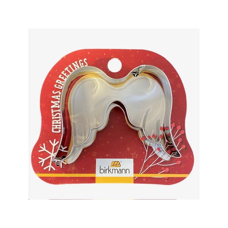 Birkmann Angelwings Cookie Cutter on Blister, 7.5cm