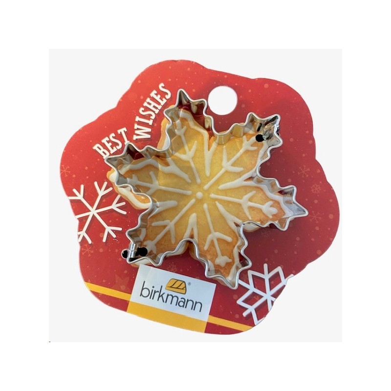 Birkmann Snowflake Cookie Cutter on Blister, 6cm