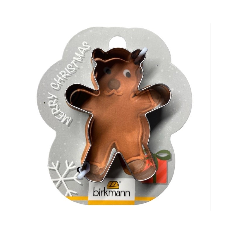 Birkmann Cuddle Bear Cookie Cutter on Blister, 6.5cm