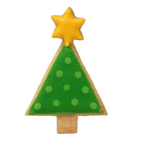 Xmas Tree with Star Cookie Cutter