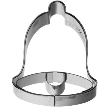 Bell Cookie Cutter with Embossing