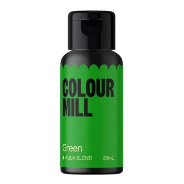 Grüne Profi-Lebensmittelfarbe Aqua Blend Colour Mill