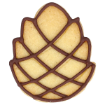 Birkmann Pine Cone Cookie Cutter on Blister, 6cm