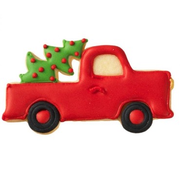 Christmas Cookie Cutter Car with Tree