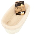 Birkmann Bread Buddies long dough rising basket with Cover, 30.5x14cm