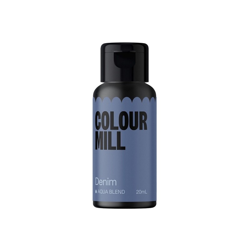Colour Mill Aqua Blend Lebensmittelfarbe Denim 20ml
