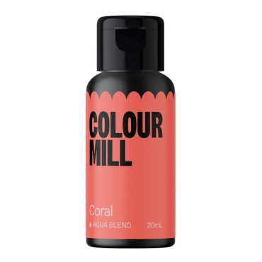 Coral Food Colouring Aqua Blend by Colour Mill