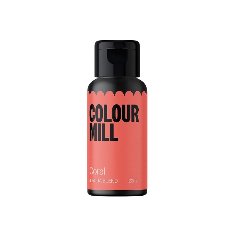 Colour Mill Aqua Blend Food Colouring Coral 20ml
