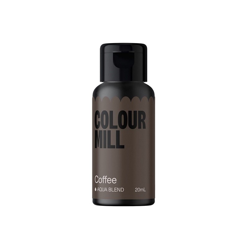 Colour Mill Aqua Blend Lebensmittelfarbe Coffee 20ml