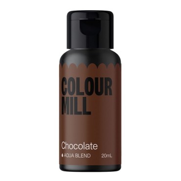 Waterbased Food Colour Chocolate Aqua Blend Colour Mill
