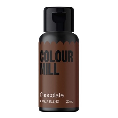 Waterbased Food Colour Chocolate Aqua Blend Colour Mill