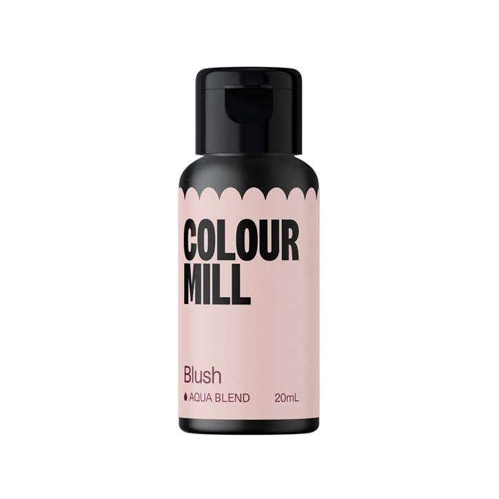 Colour Mill Aqua Blend Blush – Water-Based Food Colouring 20ml | Romantic Pink