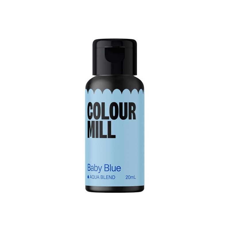 Colour Mill Aqua Blend Food Colouring Baby Blue 20ml