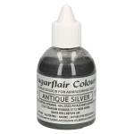 Sugarflair Airbrush Colour Antique Silver, 60ml