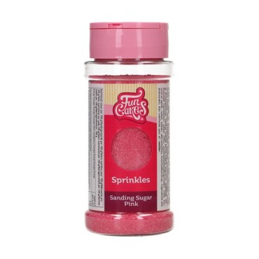 Zuckerstreusel Pink - Zuckerkristalle  - Dekorfarbzucker Pink