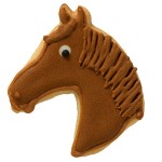 Birkmann Horse Head Shaped Metal Cookie Cutter, 6.5cm