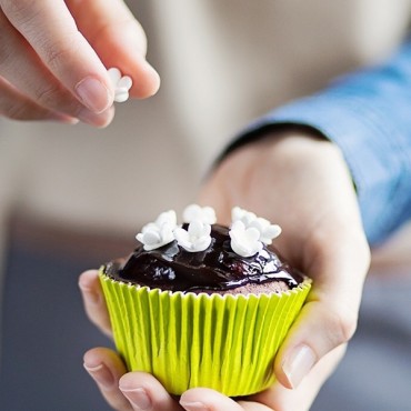 Mini Flower Cake Decoration GLUTEN FREE - Spring Baking Sprinkles