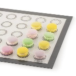 Silikomart Macarons Fiberglass Backmatte, 30x40