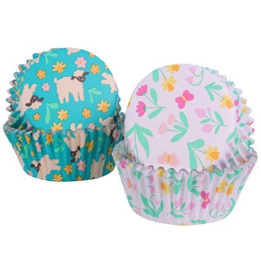 Easter Muffin Liners Spring Meadow