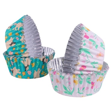 Easter Muffin Liners Spring Meadow