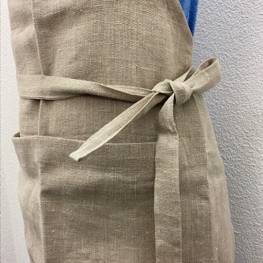 retro style linen apron