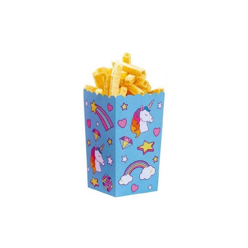 Decora Einhorn Popcorn Boxes, 6 pcs