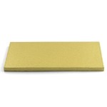 12mm Oblong Cake Board Gold, 40x30cm